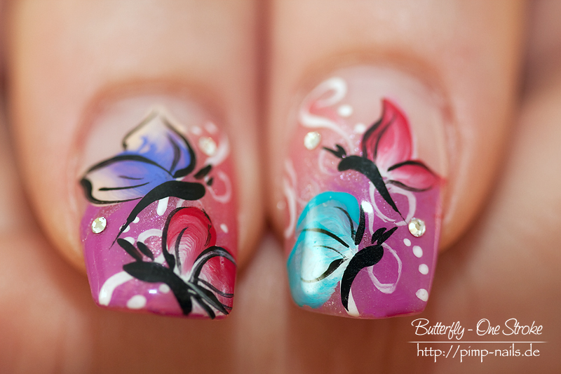 Nail Art Butterfly2